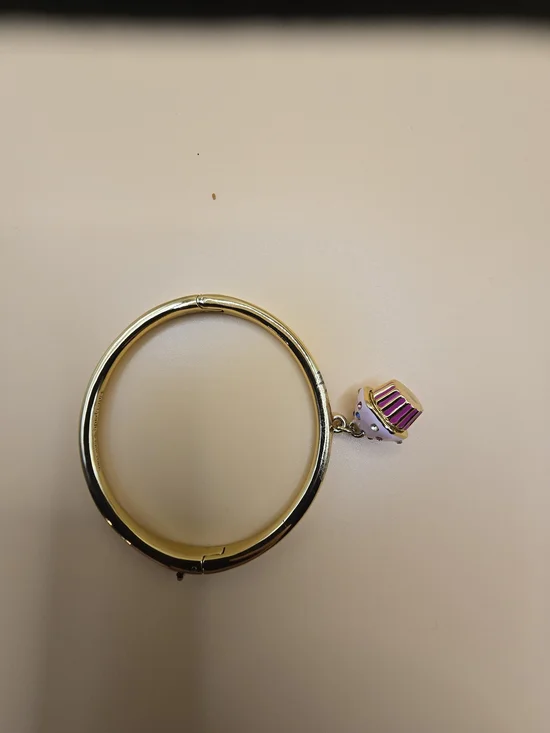 Kate Spade Bangle Set with Pink Cupcake Charm Bracelet - Picture 5 of 5